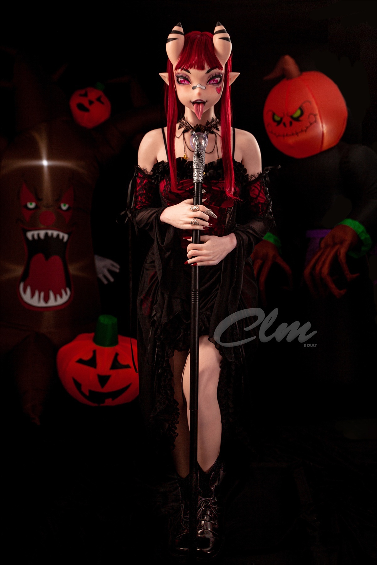 CLM(Climax Doll) Ultra-Realistic Full Silicone Sex Doll SiQ 157cm Meru Halloween🔹Ultra🔹