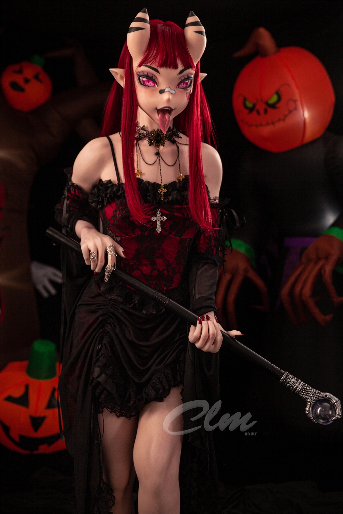 CLM(Climax Doll) Ultra-Realistic Full Silicone Sex Doll SiQ 157cm Meru Halloween🔹Ultra🔹