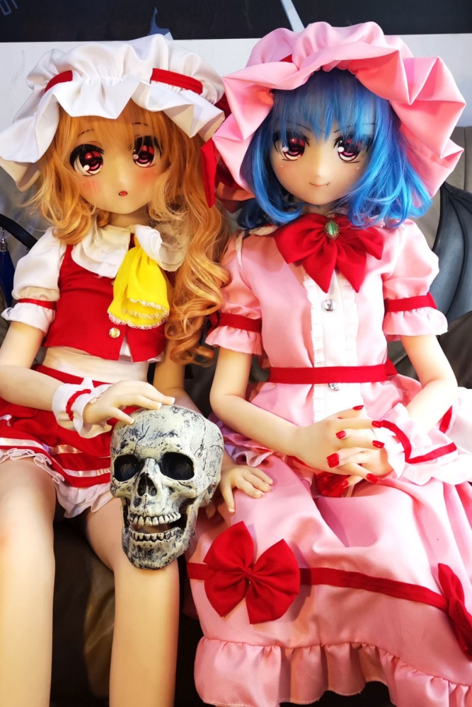 Aotume-135cm 4.4ft Head #22 AA Cup Slim Body Mini sex doll Cartoon Anime Super Realistic Silicone Sex Doll