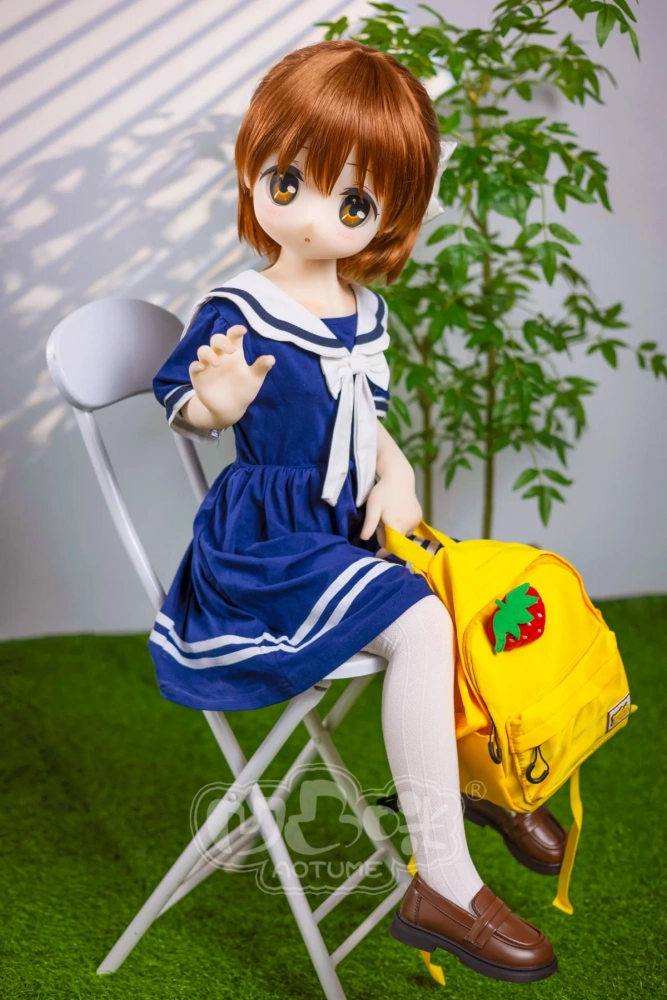 Aotume-105cm Full TPE sex doll AA-cup #118 head Cosplay kawaii Mini Sex Doll