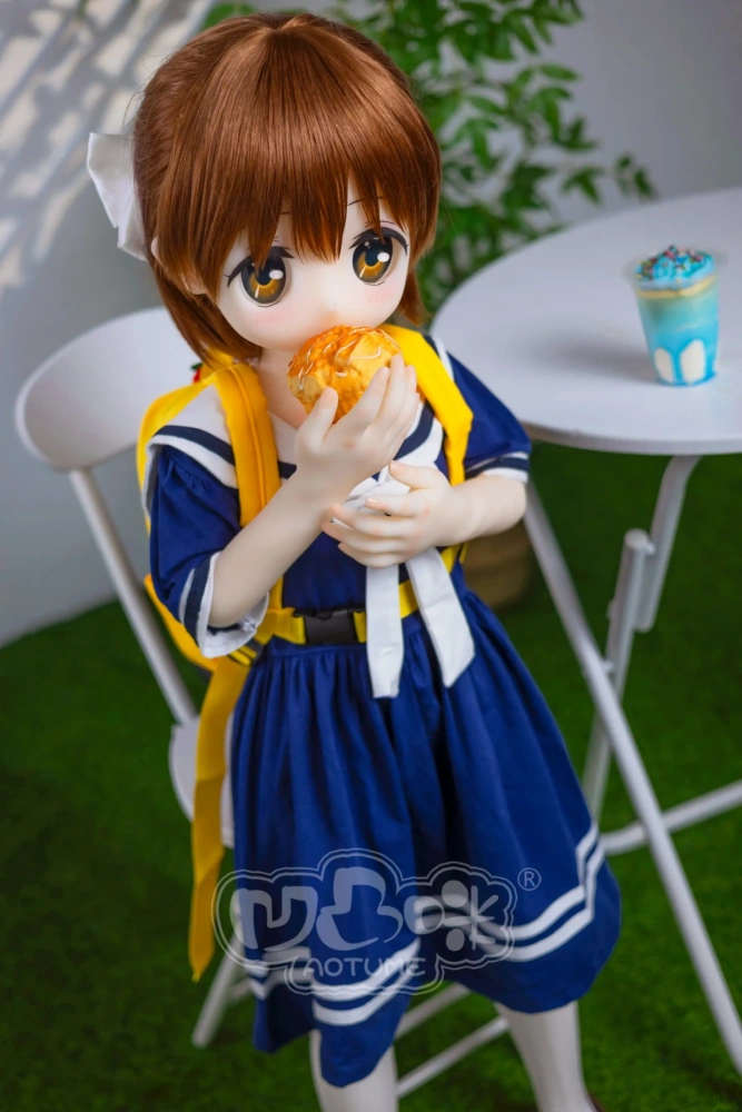 Aotume-105cm Full TPE sex doll AA-cup #118 head Cosplay kawaii Mini Sex Doll