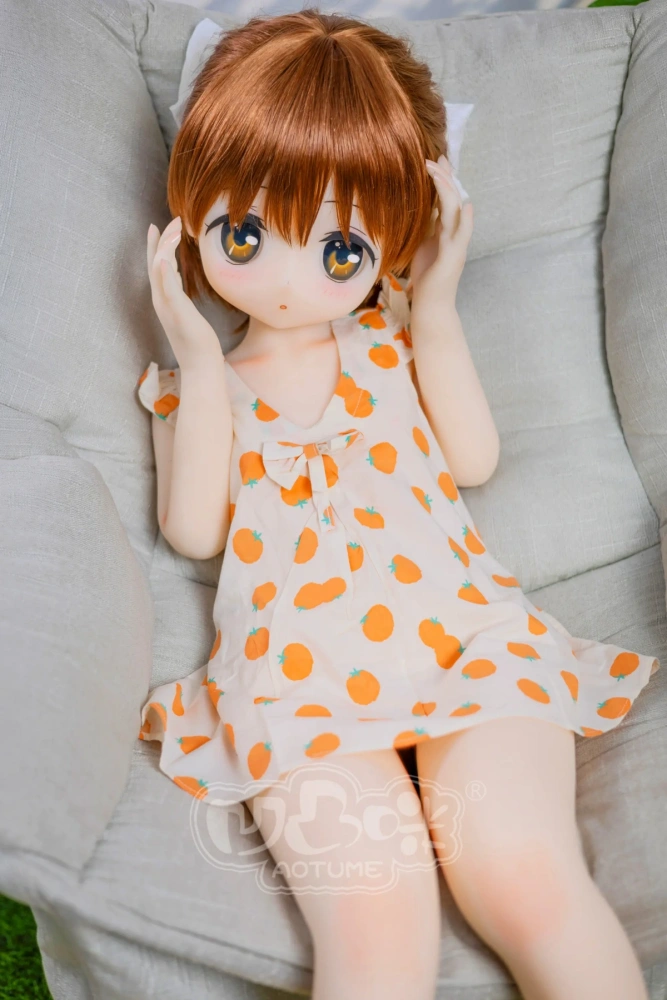 Aotume-105cm Full TPE sex doll AA-cup #118 head Cosplay kawaii Mini Sex Doll
