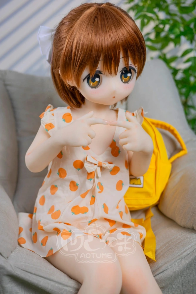 Aotume-105cm Full TPE sex doll AA-cup #118 head Cosplay kawaii Mini Sex Doll