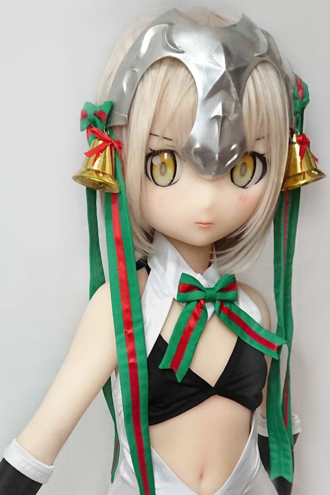 Aotume-135cm 4.4ft AA Cup Fat Mini sex doll Cartoon Anime Super Realistic Silicone Sex Doll Head #11