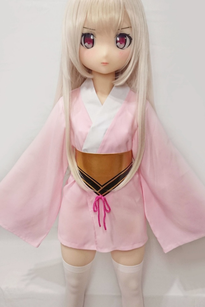 Aotume-135cm 4.4ft AA Cup Fat Mini sex doll Cartoon Anime Super Realistic Silicone Sex Doll Head #11