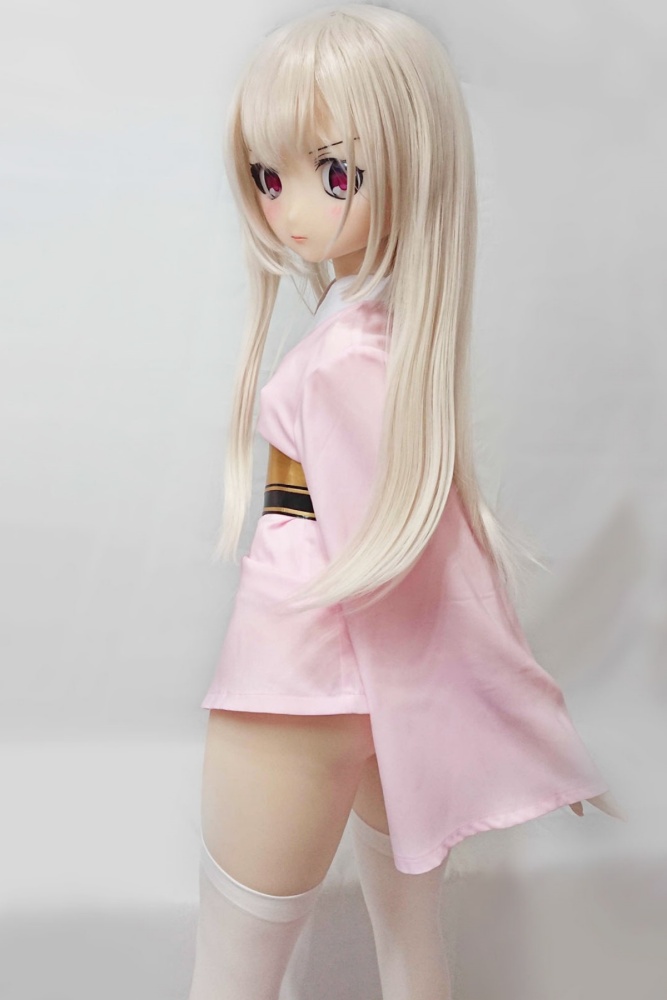 Aotume-135cm 4.4ft AA Cup Fat Mini sex doll Cartoon Anime Super Realistic Silicone Sex Doll Head #11