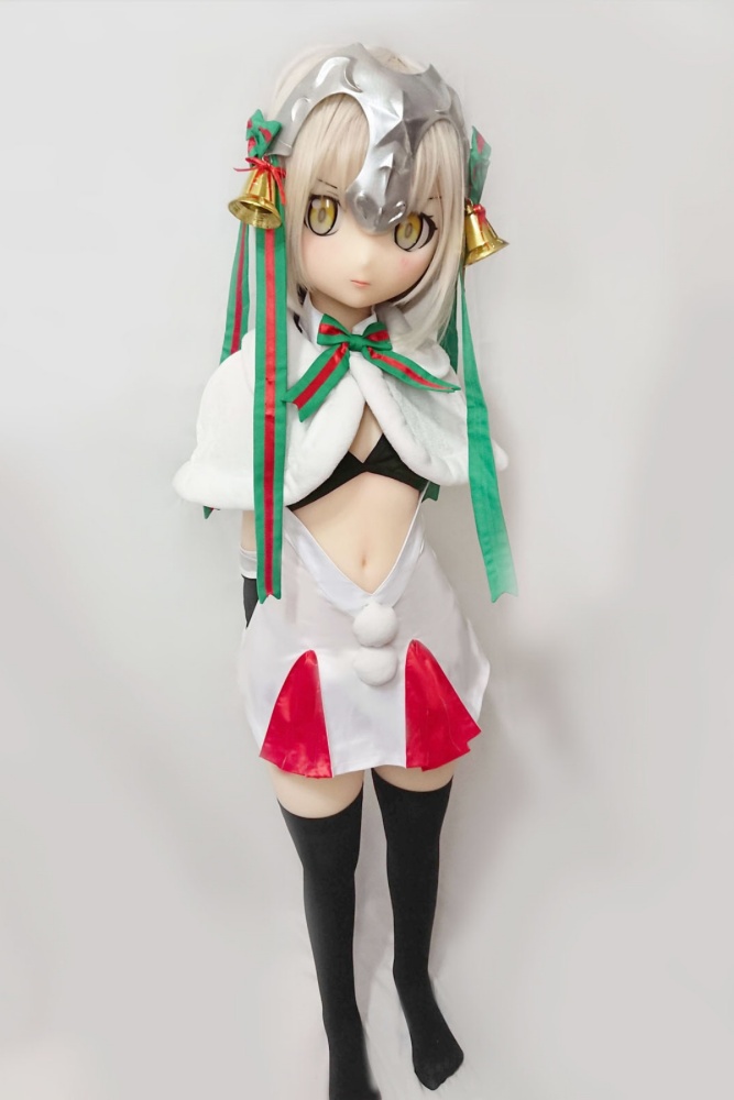Aotume-135cm 4.4ft AA Cup Fat Mini sex doll Cartoon Anime Super Realistic Silicone Sex Doll Head #11