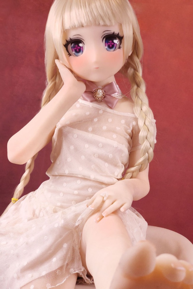 Aotume-135cm 4.4ft Head #17 AA Cup Fat Body Mini sex doll Cartoon Anime Super Realistic Silicone Sex Doll