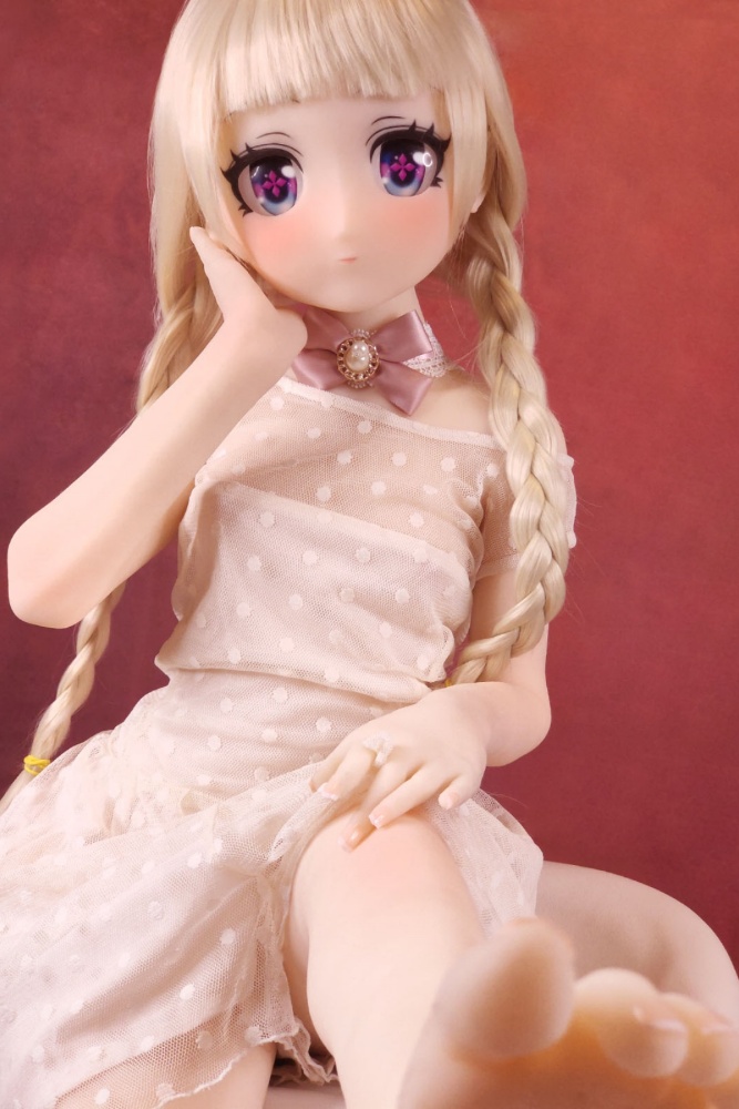 Aotume-135cm 4.4ft Head #17 AA Cup Fat Body Mini sex doll Cartoon Anime Super Realistic Silicone Sex Doll