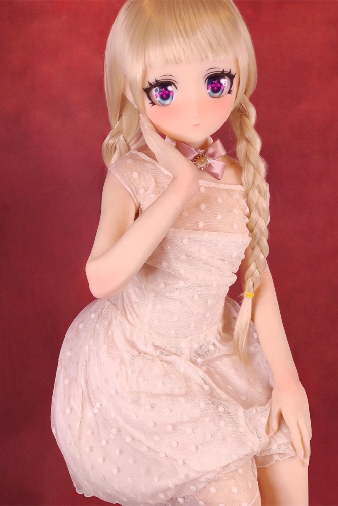 Aotume-135cm 4.4ft Head #17 AA Cup Fat Body Mini sex doll Cartoon Anime Super Realistic Silicone Sex Doll