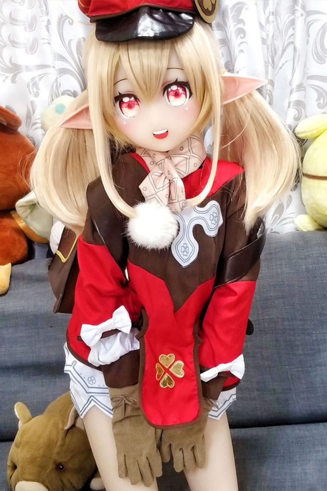 Aotume-135cm 4.4ft Head #26 AA Cup Slim Body Mini sex doll Cartoon Anime Super Realistic Silicone Sex Doll