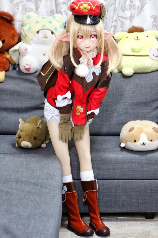 Aotume-135cm 4.4ft Head #26 AA Cup Slim Body Mini sex doll Cartoon Anime Super Realistic Silicone Sex Doll