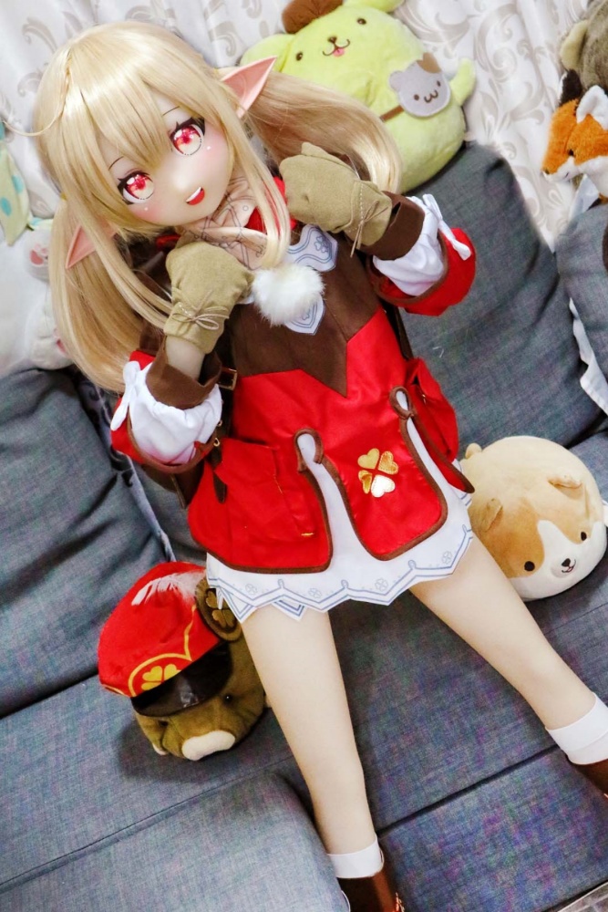 Aotume-135cm 4.4ft Head #26 AA Cup Slim Body Mini sex doll Cartoon Anime Super Realistic Silicone Sex Doll