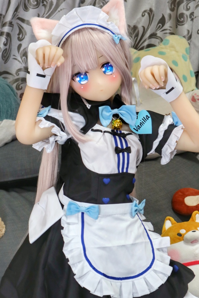 Aotume-135cm 4.4ft Head #59 AA Cup Slim Body Mini sex doll Cartoon Anime Super Realistic Silicone Sex Doll