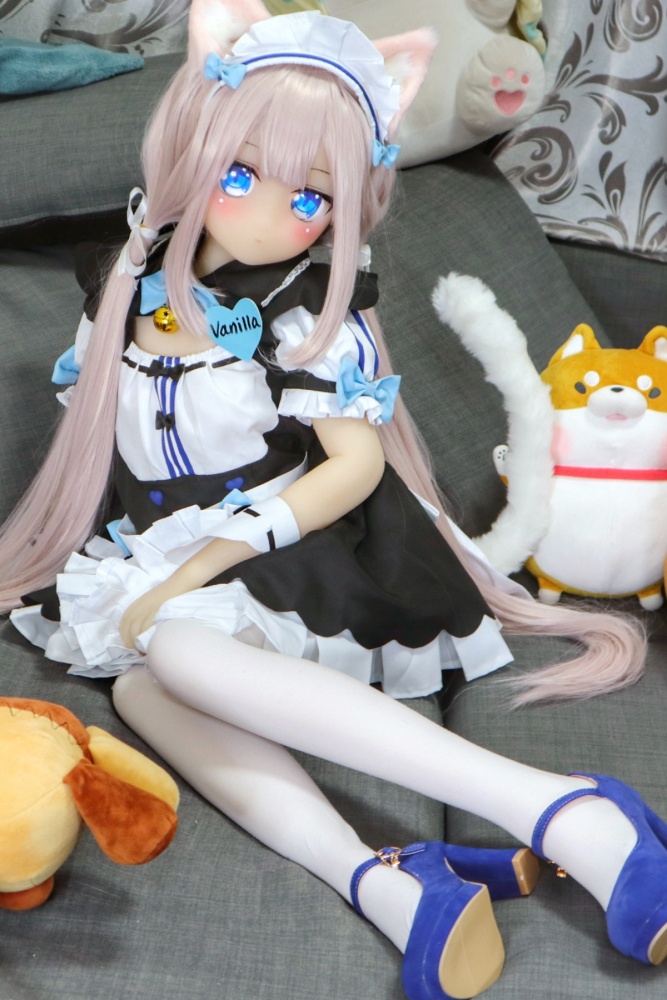 Aotume-135cm 4.4ft Head #59 AA Cup Slim Body Mini sex doll Cartoon Anime Super Realistic Silicone Sex Doll
