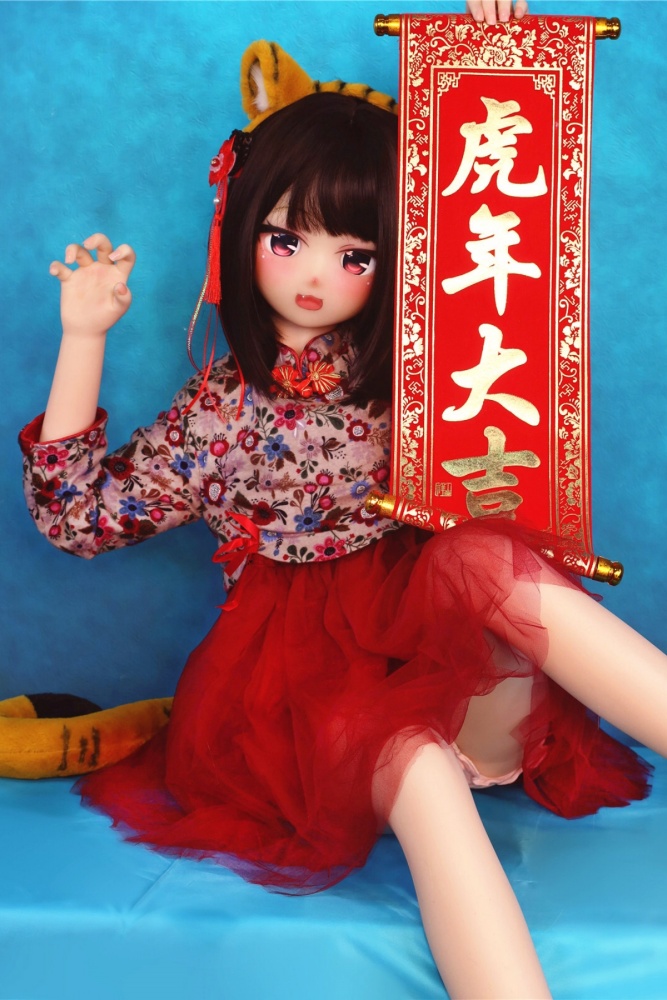 Aotume-135cm 4.4ft Head #65 AA Cup Slim Body Mini sex doll Cartoon Anime Super Realistic Silicone Sex Doll