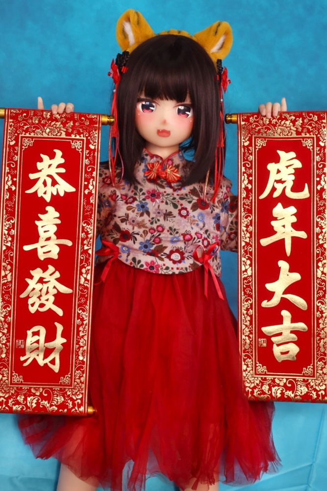 Aotume-135cm 4.4ft Head #65 AA Cup Slim Body Mini sex doll Cartoon Anime Super Realistic Silicone Sex Doll