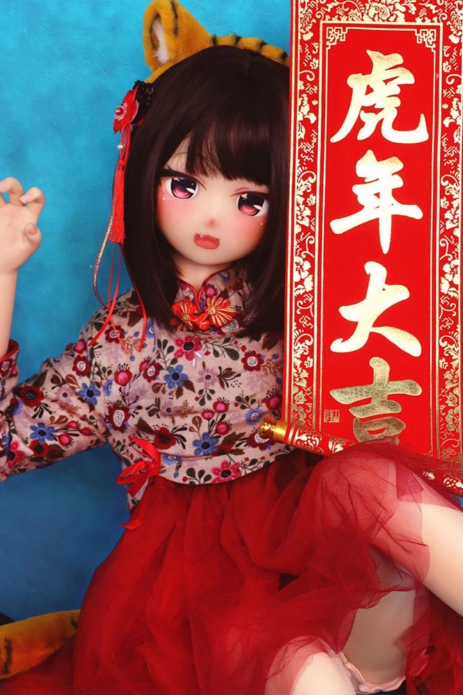 Aotume-135cm 4.4ft Head #65 AA Cup Slim Body Mini sex doll Cartoon Anime Super Realistic Silicone Sex Doll