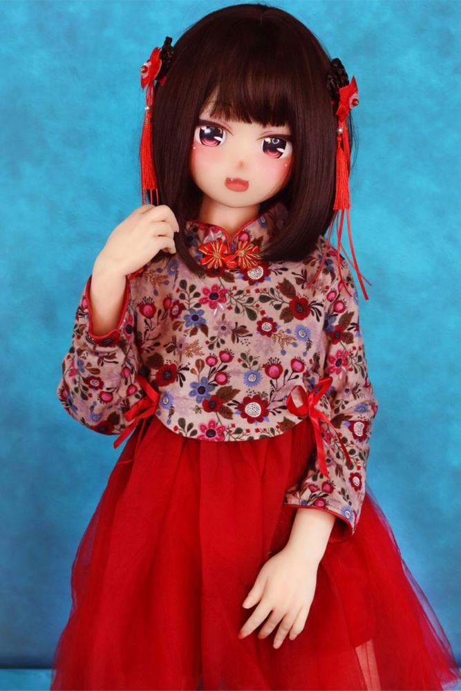 Aotume-135cm 4.4ft Head #65 AA Cup Slim Body Mini sex doll Cartoon Anime Super Realistic Silicone Sex Doll
