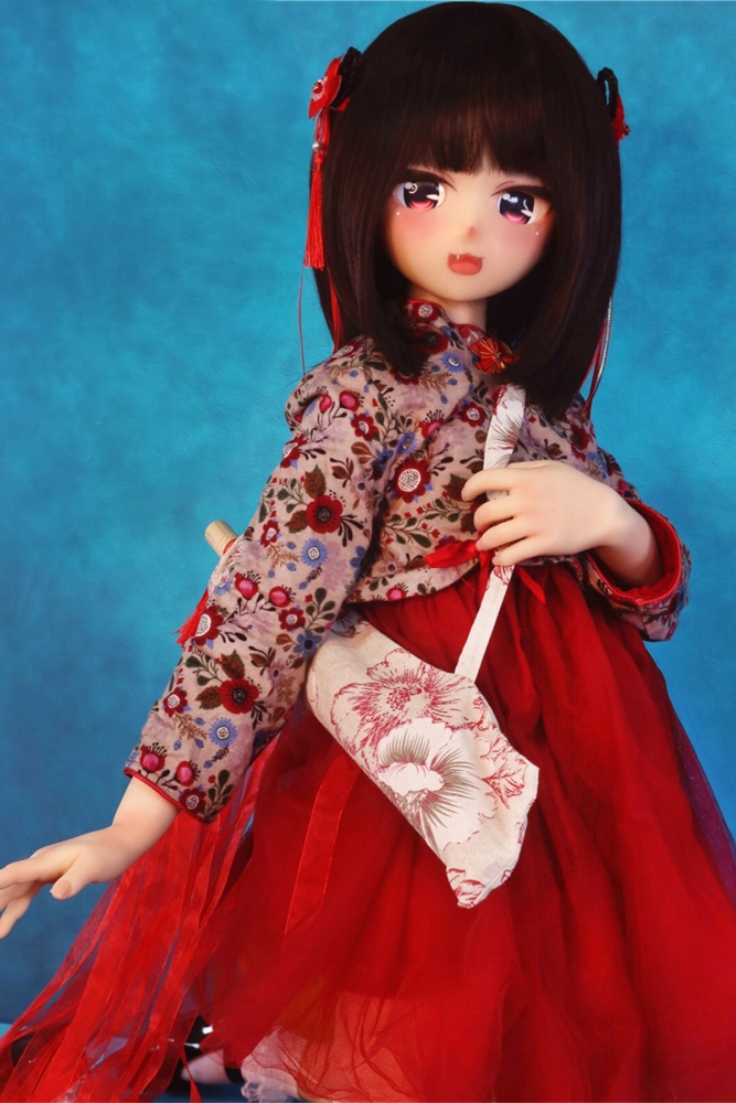 Aotume-135cm 4.4ft Head #65 AA Cup Slim Body Mini sex doll Cartoon Anime Super Realistic Silicone Sex Doll