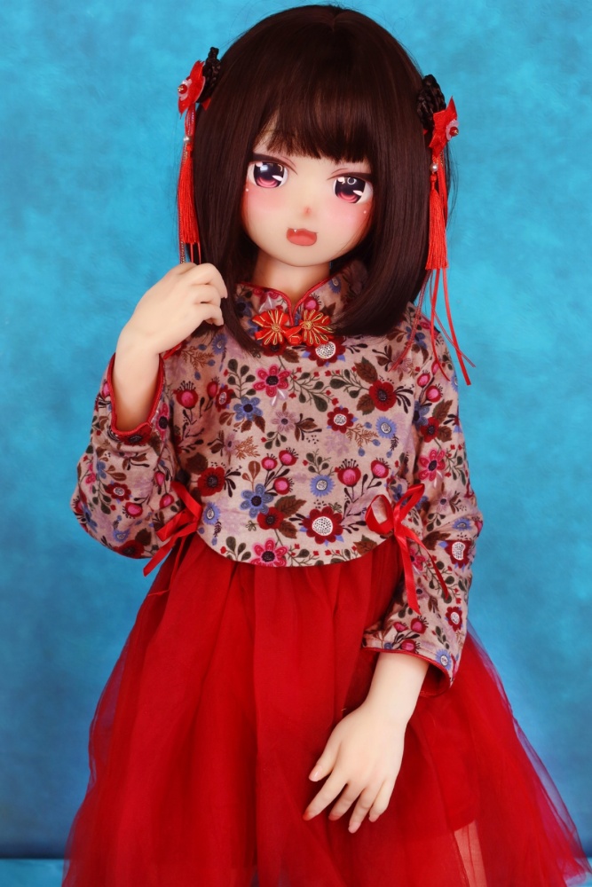 Aotume-135cm 4.4ft Head #65 AA Cup Slim Body Mini sex doll Cartoon Anime Super Realistic Silicone Sex Doll