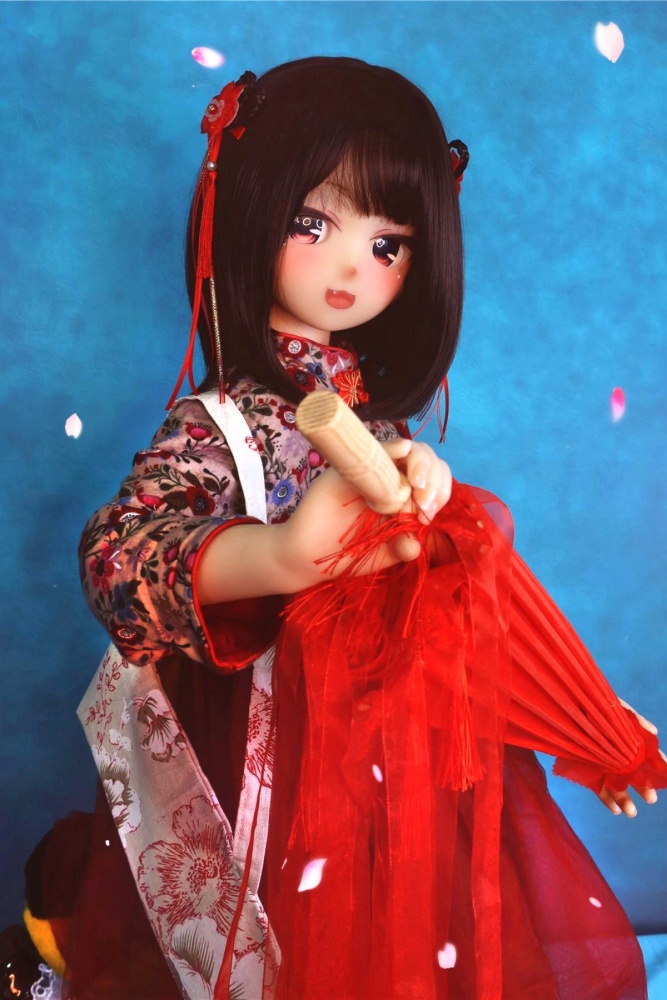 Aotume-135cm 4.4ft Head #65 AA Cup Slim Body Mini sex doll Cartoon Anime Super Realistic Silicone Sex Doll