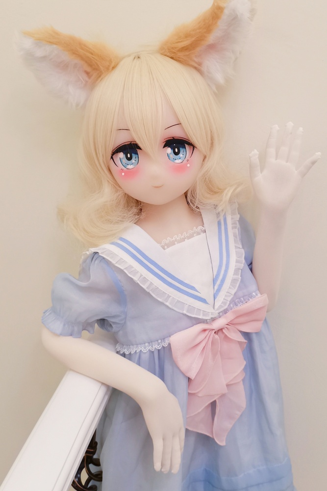 Aotume-135cm 4.4ft Head #67 AA Cup Slim Body Mini sex doll Cartoon Anime Super Realistic Silicone Sex Doll