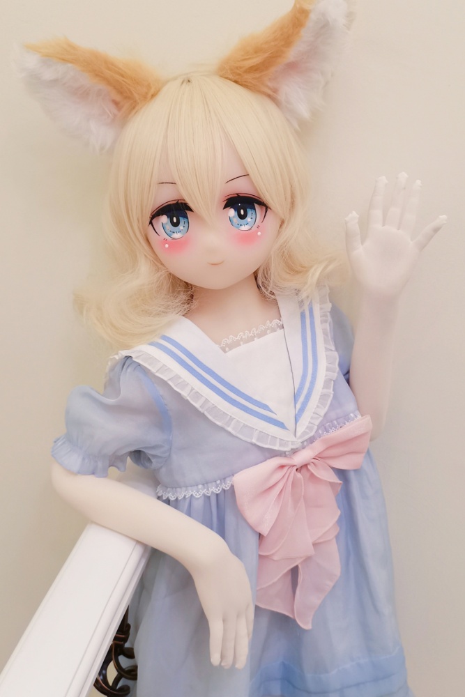 Aotume-135cm 4.4ft Head #67 AA Cup Slim Body Mini sex doll Cartoon Anime Super Realistic Silicone Sex Doll