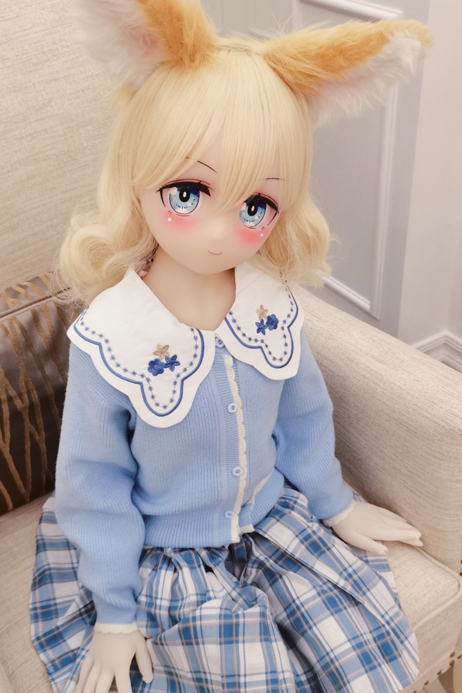 Aotume-135cm 4.4ft Head #67 AA Cup Slim Body Mini sex doll Cartoon Anime Super Realistic Silicone Sex Doll