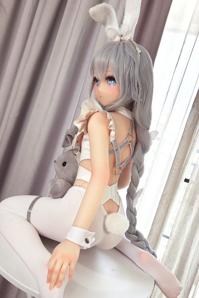 Aotume-135cm 4.4ft Head #80 AA Cup Slim Body Mini sex doll Cartoon Anime Super Realistic Silicone Sex Doll