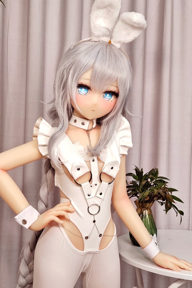 Aotume-135cm 4.4ft Head #80 AA Cup Slim Body Mini sex doll Cartoon Anime Super Realistic Silicone Sex Doll