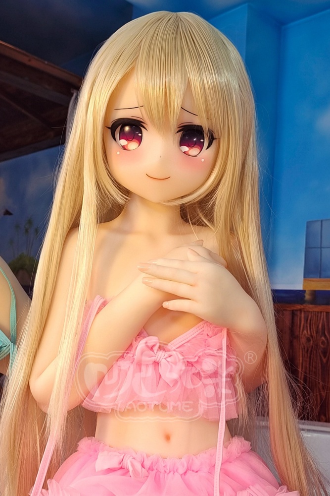 Aotume-135cm 4.4ft Head #97 AA Cup Slim Body Mini sex doll Cartoon Anime Super Realistic Silicone Sex Doll