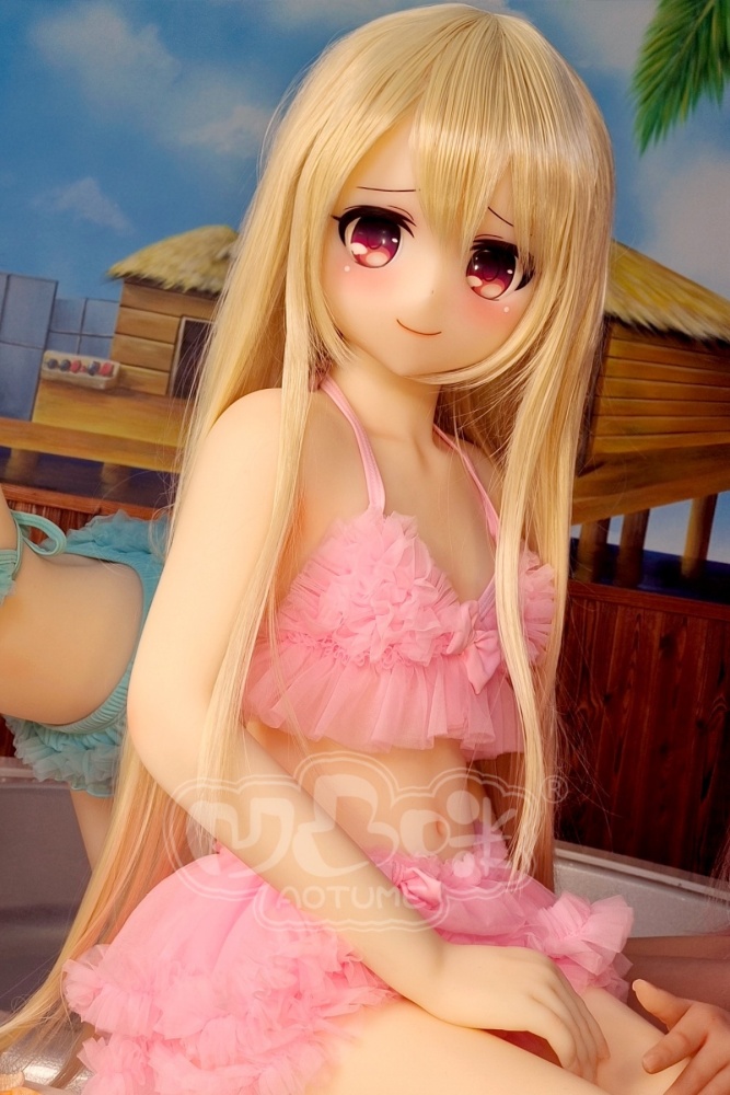 Aotume-135cm 4.4ft Head #97 AA Cup Slim Body Mini sex doll Cartoon Anime Super Realistic Silicone Sex Doll