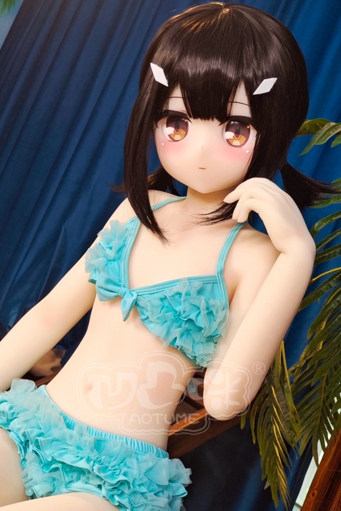 Aotume-135cm 4.4ft Head #99 AA Cup Slim Body Mini sex doll Cartoon Anime Super Realistic Silicone Sex Doll