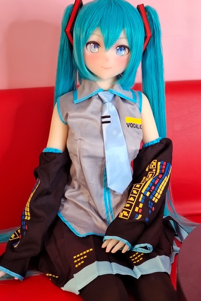 Aotume-145cm 4.75ft Head #75 B Cup Young Girl Mini Sex Doll Cartoon Anime Super Realistic Silicone Sex Doll