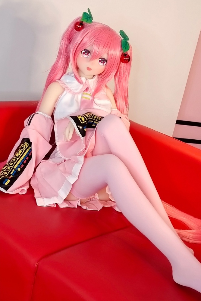 Aotume-145cm 4.75ft Head #74 B Cup Young Girl Mini Sex Doll Cartoon Anime Super Realistic Silicone Sex Doll
