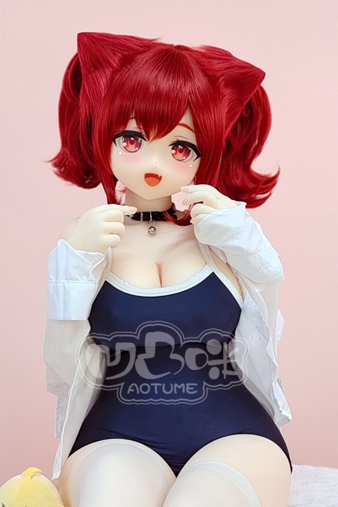 Aotume-135cm 4.4ft Head #108 G Cup Mini sex doll Cartoon Anime Super Realistic Silicone Sex Doll