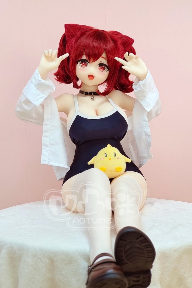 Aotume-135cm 4.4ft Head #108 G Cup Mini sex doll Cartoon Anime Super Realistic Silicone Sex Doll
