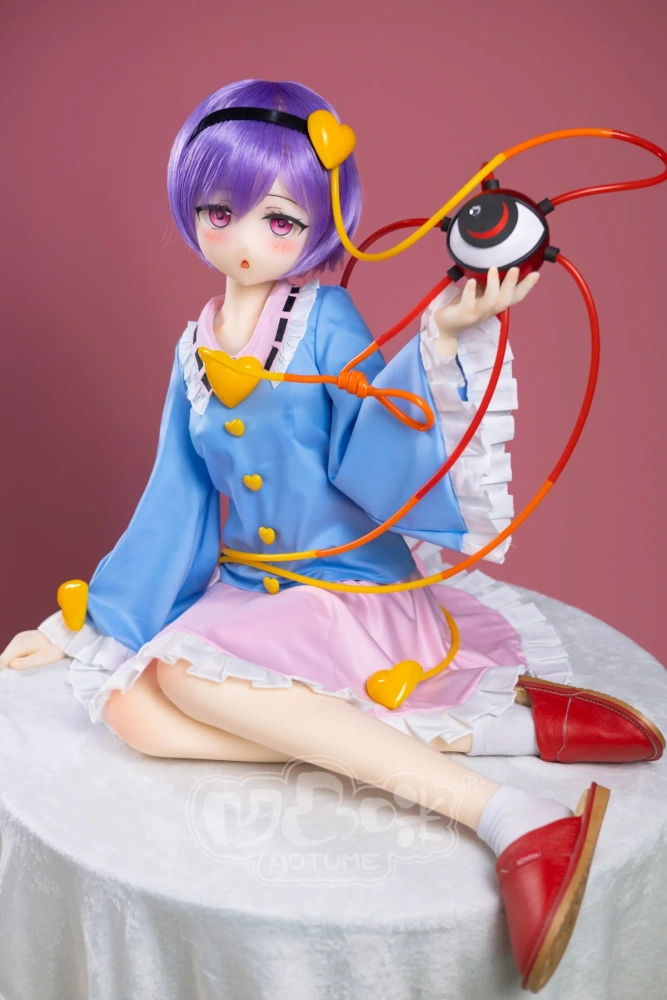 Aotume-135cm 4.4ft Head #121 B Cup Mini sex doll Cartoon Anime Super Realistic Silicone Sex Doll