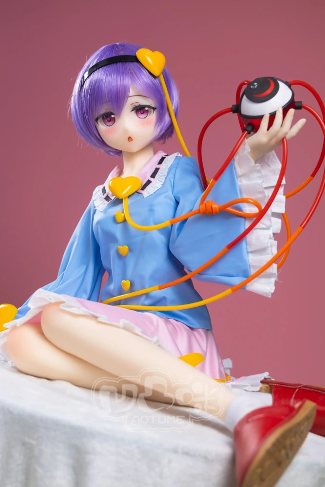 Aotume-135cm 4.4ft Head #121 B Cup Mini sex doll Cartoon Anime Super Realistic Silicone Sex Doll