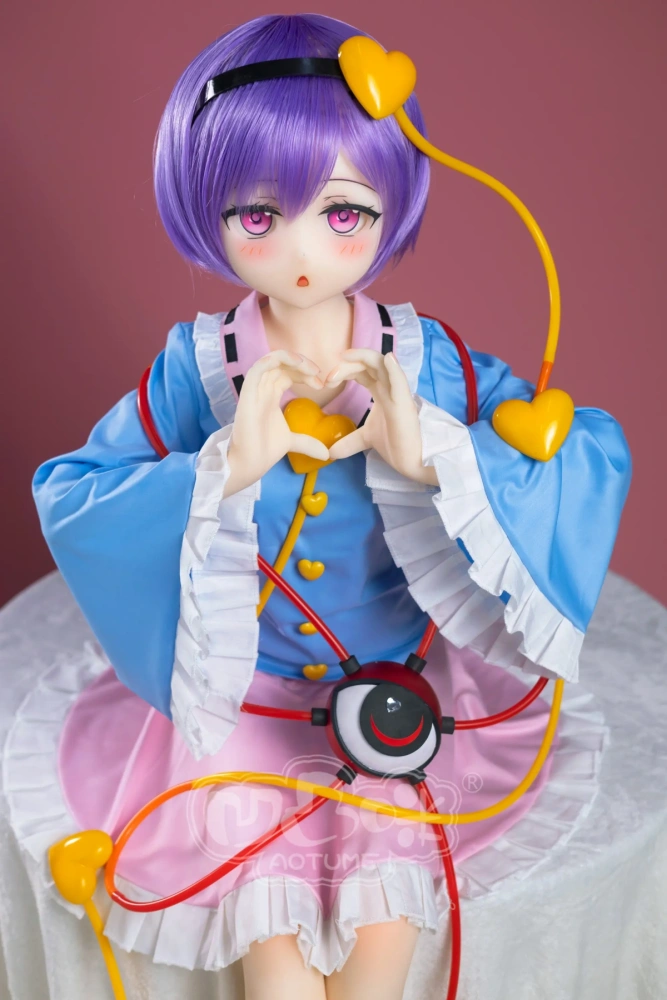 Aotume-135cm 4.4ft Head #121 B Cup Mini sex doll Cartoon Anime Super Realistic Silicone Sex Doll