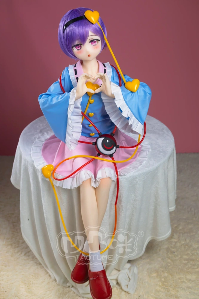 Aotume-135cm 4.4ft Head #121 B Cup Mini sex doll Cartoon Anime Super Realistic Silicone Sex Doll