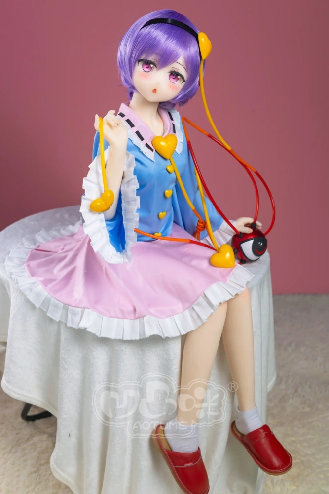 Aotume-135cm 4.4ft Head #121 B Cup Mini sex doll Cartoon Anime Super Realistic Silicone Sex Doll