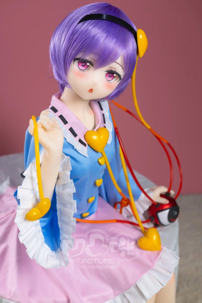 Aotume-135cm 4.4ft Head #121 B Cup Mini sex doll Cartoon Anime Super Realistic Silicone Sex Doll