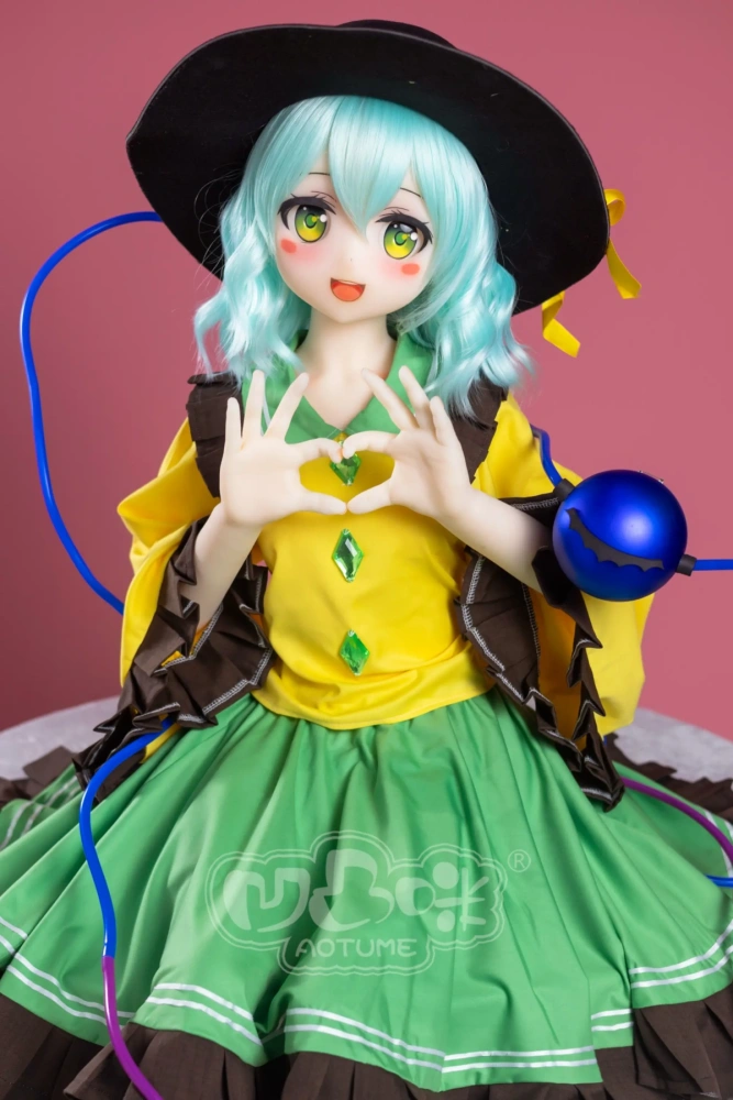 Aotume-135cm 4.4ft Head #122 B Cup Mini sex doll Cartoon Anime Super Realistic Silicone Sex Doll