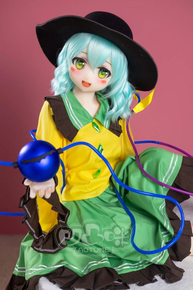 Aotume-135cm 4.4ft Head #122 B Cup Mini sex doll Cartoon Anime Super Realistic Silicone Sex Doll