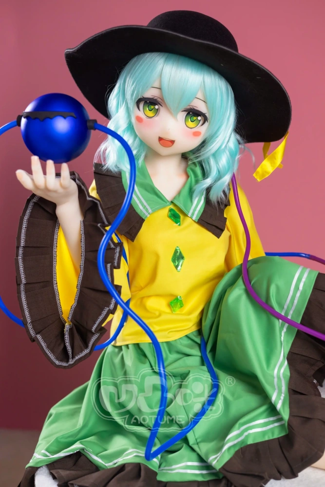 Aotume-135cm 4.4ft Head #122 B Cup Mini sex doll Cartoon Anime Super Realistic Silicone Sex Doll