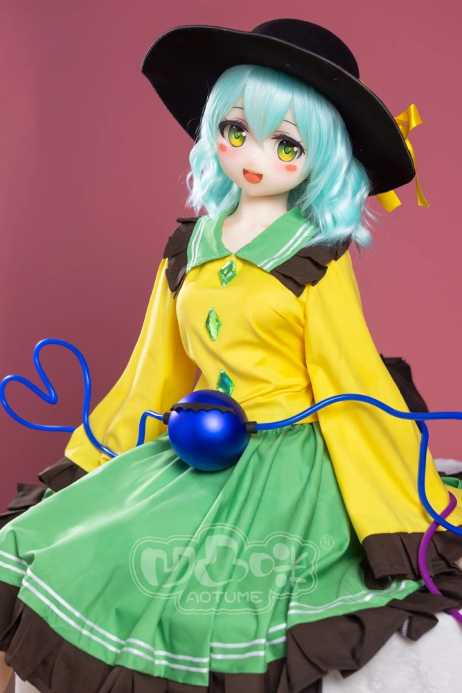 Aotume-135cm 4.4ft Head #122 B Cup Mini sex doll Cartoon Anime Super Realistic Silicone Sex Doll