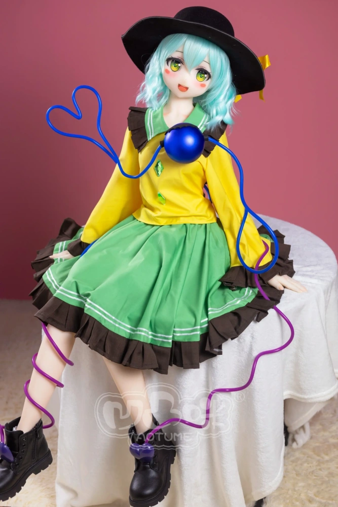 Aotume-135cm 4.4ft Head #122 B Cup Mini sex doll Cartoon Anime Super Realistic Silicone Sex Doll