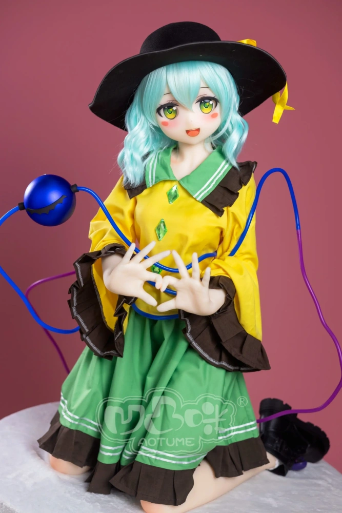 Aotume-135cm 4.4ft Head #122 B Cup Mini sex doll Cartoon Anime Super Realistic Silicone Sex Doll